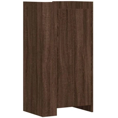 Image of vidaXL Shoe Cabinet Brown Oak 52x37.5x100 cm Engineered Wood