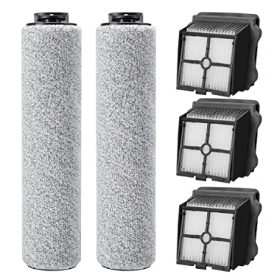 Image of 5 Piece Accessory Set for Tineco iFloor3 / Floor One S3 Wet and Dry Vacuum Cleaner Replacement Parts Includes 2 Brush Rollers 3 HEPA Filters