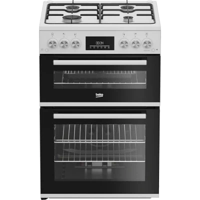 Image of BEKO FDG6231CW 60 cm Gas Cooker White, White