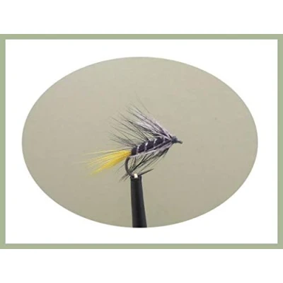 Image of Barbless Flies Kate Mclaren Trout Flies. 6 Pack, Wet Flies, Choice of Sizes, For Fly Fishing (Mixed)