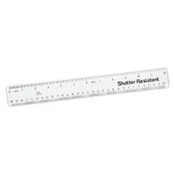 Image of 12 Inch / 30cm Shatter Resistant Ruler (537256)