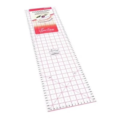 Image of Sew Easy Sewing Ruler Patchwork Various Shapes and Sizes 60cm x 16cm
