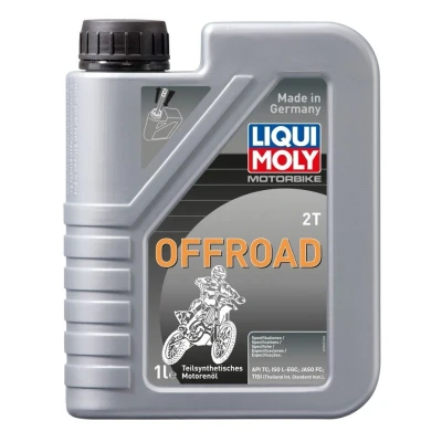 Image of P003117 Engine Oil LIQUI MOLY Motorbike 2T Offroad 3065 1l Part Synthetic