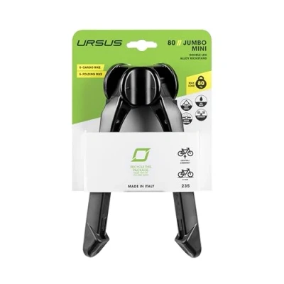 Image of Ursus Jumbo Evo Mini Double Leg Kickstand, Black, 20&quot;