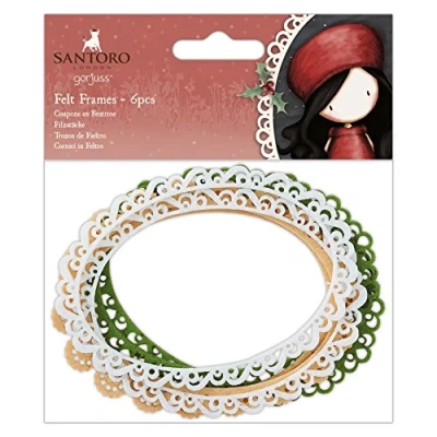 Image of DESIGN OBJECTIVES LTD (3PL) GORJUSS Felt Frames 6/PKG, Multi, One Size