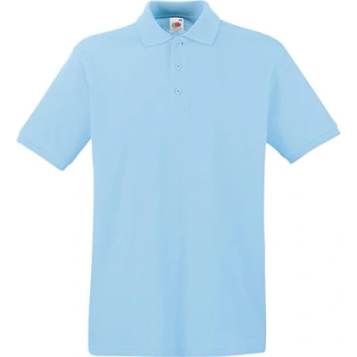 Image of Fruit of the Loom Premium Polo Sky Blue S