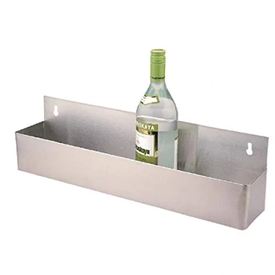 Image of Olympia Speed Rail for Bar 560 mm/22 inch, Stainless Steel, Size: 90(H) x 560(W) 100(D)mm, Cocktail Bottle Holder, Easy Removal &amp; Refit Cleaning, Professional Barware, F987