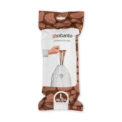 Image of Brabantia PerfectFit bags L 40 45 litre 20 per roll