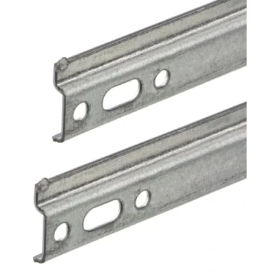 Image of Schrankaufhänger schiene Suspension Rails for Wall Cabinets Steel Zinc Plated, 2 Stück Länge: 657 mm