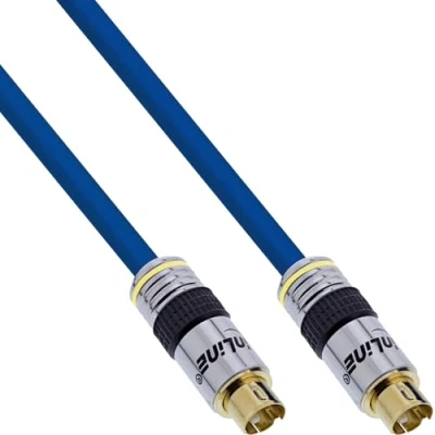Image of InLine 89950P Premium S VHS Cable / 4 Pin Video Male to 2 m