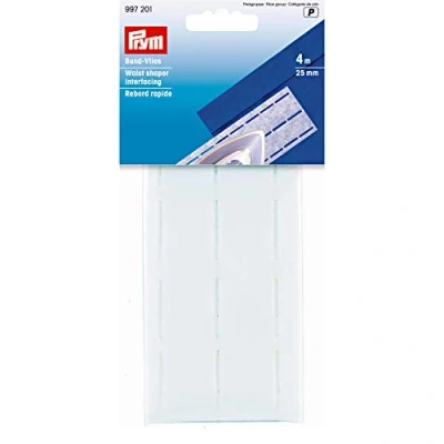 Image of Prym Waist Shaper, Polyester, White, 3.7 x 9.3 0.4 cm