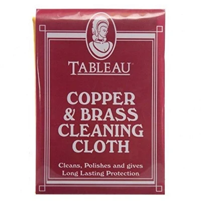 Image of Brass And Copper Cleaning Cloth Cleans Polishes Fast Postage