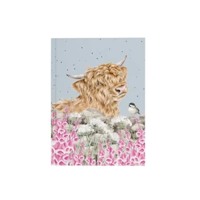 Image of Wrendale Designs &#039;Just for Moo&#039; Highland Cow A6 Notebook