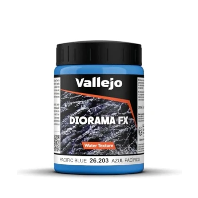 Image of Vallejo Model Color 200 ml Water Effects Pacific Blue