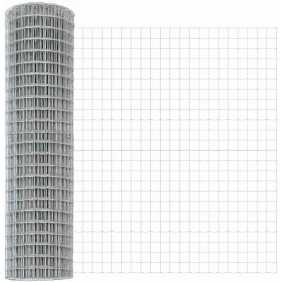Image of vidaXL Euro Fence 1.2x10 m Galvanised Steel