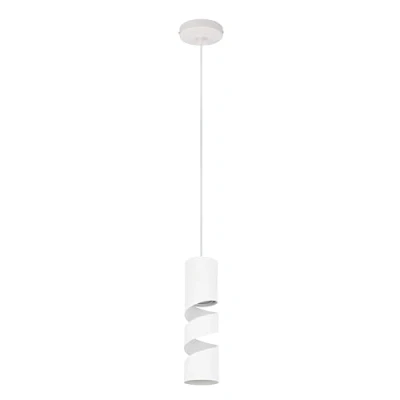 Image of Trio Leuchten Stream 364000131 Pendant Light, Metal, Matt White, Excl. 1x GU10