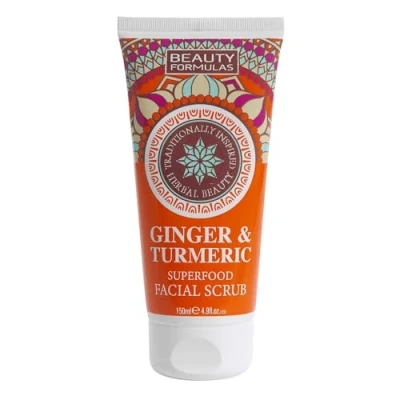 Image of Beauty Formulas Ginger And Turmeric Superfood Facial Scrub