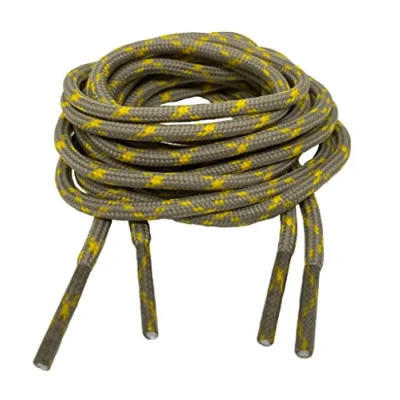 Image of Big Laces Round Strong Hiking Boot 110cm to 210cm (110cm, Taupe Yellow)