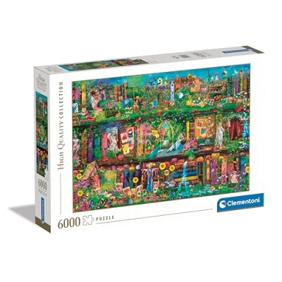 Image of Clementoni Jigsaw Puzzle Collection Garden Shell 6000 Pieces For Adults 14 99 Years, Gift Men/Women, Flowers, Made In Italy, 36532