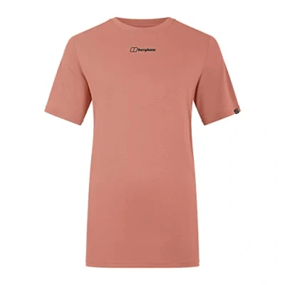 Image of Berghaus Women&#039;s Boyfriend Buttermere Short Sleeve Tee T Shirt, Rose Dawn, 12