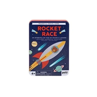Image of Petit Collage Rocket Race Magnetic Travel Game,0810073341128