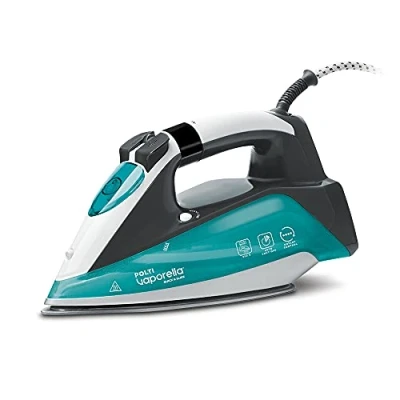 Image of Polti Vaporella Quick&amp;Slide QS220 Iron with Rotating Temperature Switch and Digital Display, Pro Steam Ironing Board, 2400 W, Burst 250 g