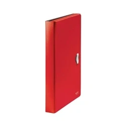 Image of Leitz Recycle Expanding Concertina Project File A4 PP Red (Pack 5)