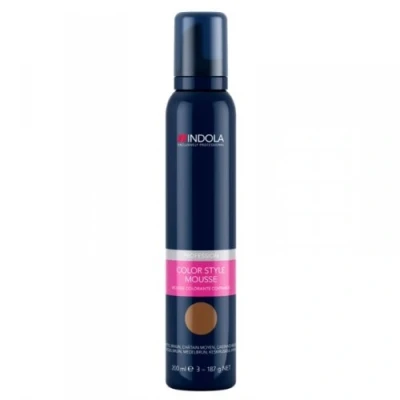 Image of Indola COLOUR STYLE MOUSSE PERMANENT HAIR DYE MEDIUM BROWN by