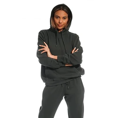 Image of Light &amp; Shade Women&#039;s Hooded Sweatshirt, Charcoal, L