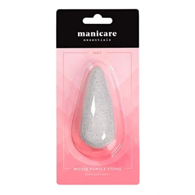 Image of Manicare Mouse Pumice Stone For Eliminating Dry Skin, Prevents and Removes Corns Calluses Cracked Heels, Exfoliates Hard Dead Pedicure Block, Natural Pumice, Smooths Skin Elbows Knees