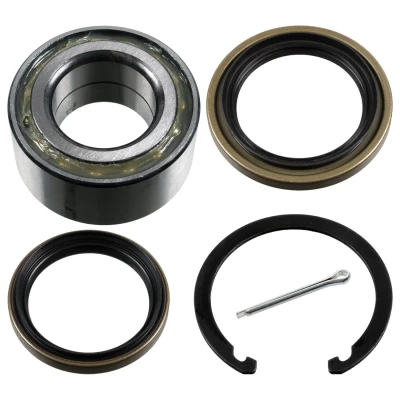 Image of MB449797, MB449797S1, MB808442, MB808442S1 Wheel Bearing kit FEBI BILSTEIN 178635 Front Axle Left, Right 74mm Angular Ball
