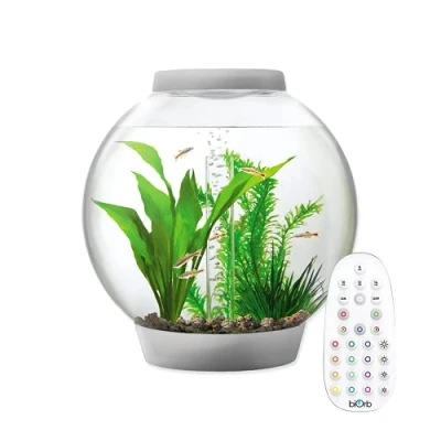 Image of Baby BiOrb 15L Aquarium in Silver with MCR LED Lighting