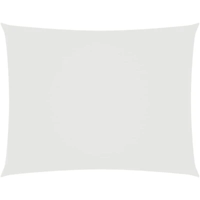 Image of vidaXL Sunshade Sail Oxford Fabric Rectangular 6x7 m White