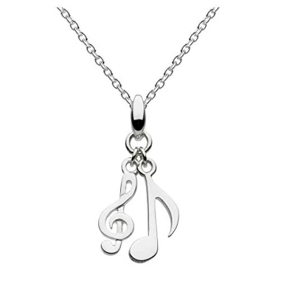Image of Dew Sterling Silver Melody Musical Necklace of Length 45.7 cm