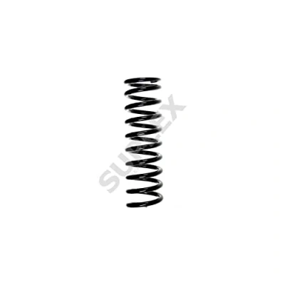 Image of 1243241304, A1243241304 Coil spring SUPLEX 19130 Rear Axle with constant wire diameter white, orange (3x) MERCEDES BENZ: E Class Saloon