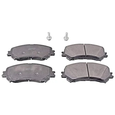 Image of 410606124R, 7711946205 Brake pad set FEBI BILSTEIN 16961 Front Axle with fastening material RENAULT: Megane 4, Talisman Grandtour