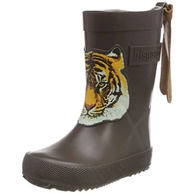 Image of Bisgaard Boy&#039;s Unisex Kids Rubber Boot Fashion Rain, Brown 60, 6 UK Child