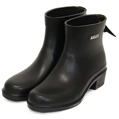 Image of Myrica Bottil Rubber Women&#039;s Ankle Heel Boots