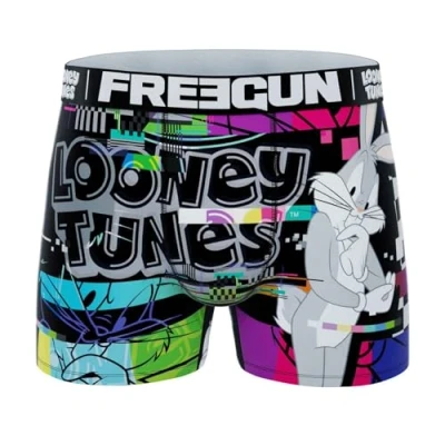 Image of FREEGUN Looney Tunes Men&#039;s Boxer Shorts, Bugs Bunny Loo11, S