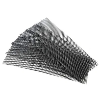 Image of 5pcs Flowerpot Hole Mesh Mat Black Plastic Bonsai Bottom Drainage Screens Grid Square 30x10cm/30x20cm