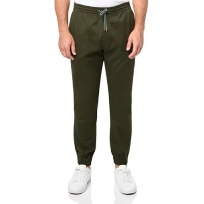 Image of Volcom Men&#039;s Frickin Slim Jogger Pant, Dark Green, X Large