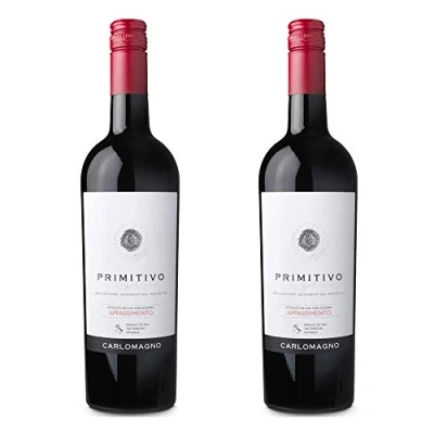 Image of Carlomagno Primitivo Appassimento 75cl x 2 Bottles 14% ABV