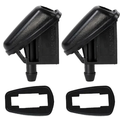 Image of LECREA Car Windscreen Washer Jets Spray Nozzle, for Mini Cooper One R50 R52 R53 Windshield Nozzle Sprayer, 2 Pack