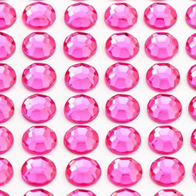 Image of Italian Options 3mm Cerise Diamante Rhinestone Gem Crystal Stickers (176 pcs)