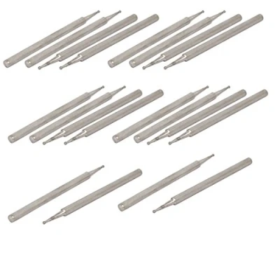 Image of Sourcingmap 2.35mm Shank 0.5mm Dia Diamond Head Ball Shaped Grinding Mounted Point Bit 20pcs