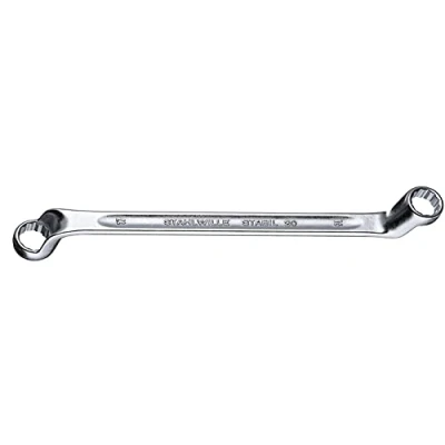 Image of Stahlwille 20 24 x 27 &quot;20&quot; Double Ended Ring Spanner, Silver, mm