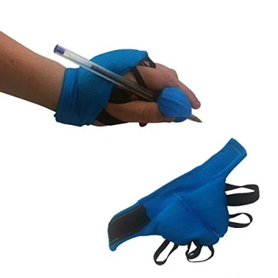 Image of Playlearn Weighted Handwriting Gloves with Open Palm Fingerless Design Medium