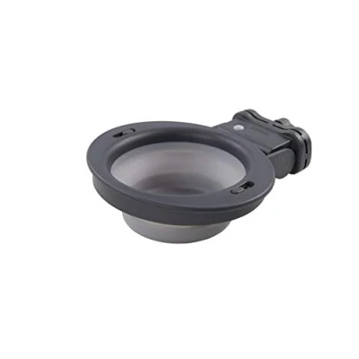 Image of Dexas Collapsible Kennel Bowl Small Light Gray