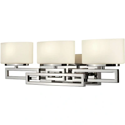 Image of Lanza 3 Light Bathroom Over Mirror Wall Polished Chrome IP44, G9