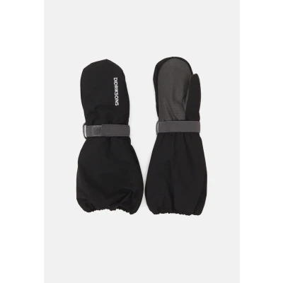 Image of Didriksons Biggles Mitten Unisex Mittens for kids, Size: 4 6y, Black